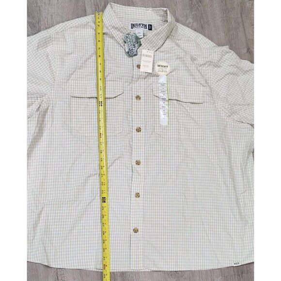 NWT Duluth Trading Co Armachillo Relaxed Fit Short Sleeve Shirt 3XL Button Down - Picture 5 of 7